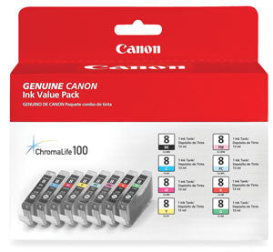 Canon CLI-8 8-Color Multipack Ink Tanks