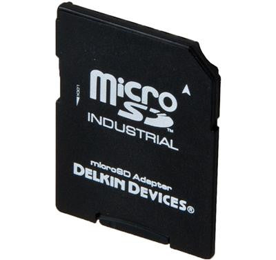 Delkin Devices DDMICROSDFLS3-8GB Class 10 microSDHC Card with Adapter